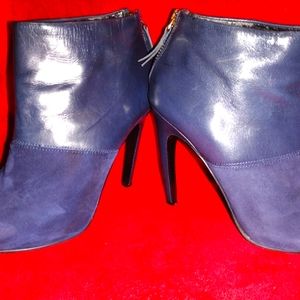 Nine West blue Leather Heels #